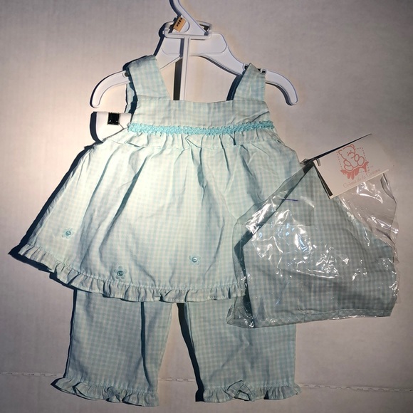 Crime de la Creme Girls Top/Pant Set 6mo - Picture 1 of 3